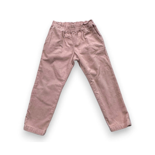 Bonpoint - Pantalon Rose En Velours - 4 Ans