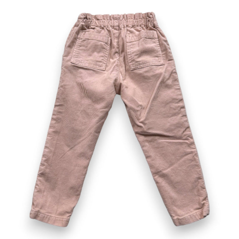 Bonpoint - Pantalon Rose En Velours - 4 Ans