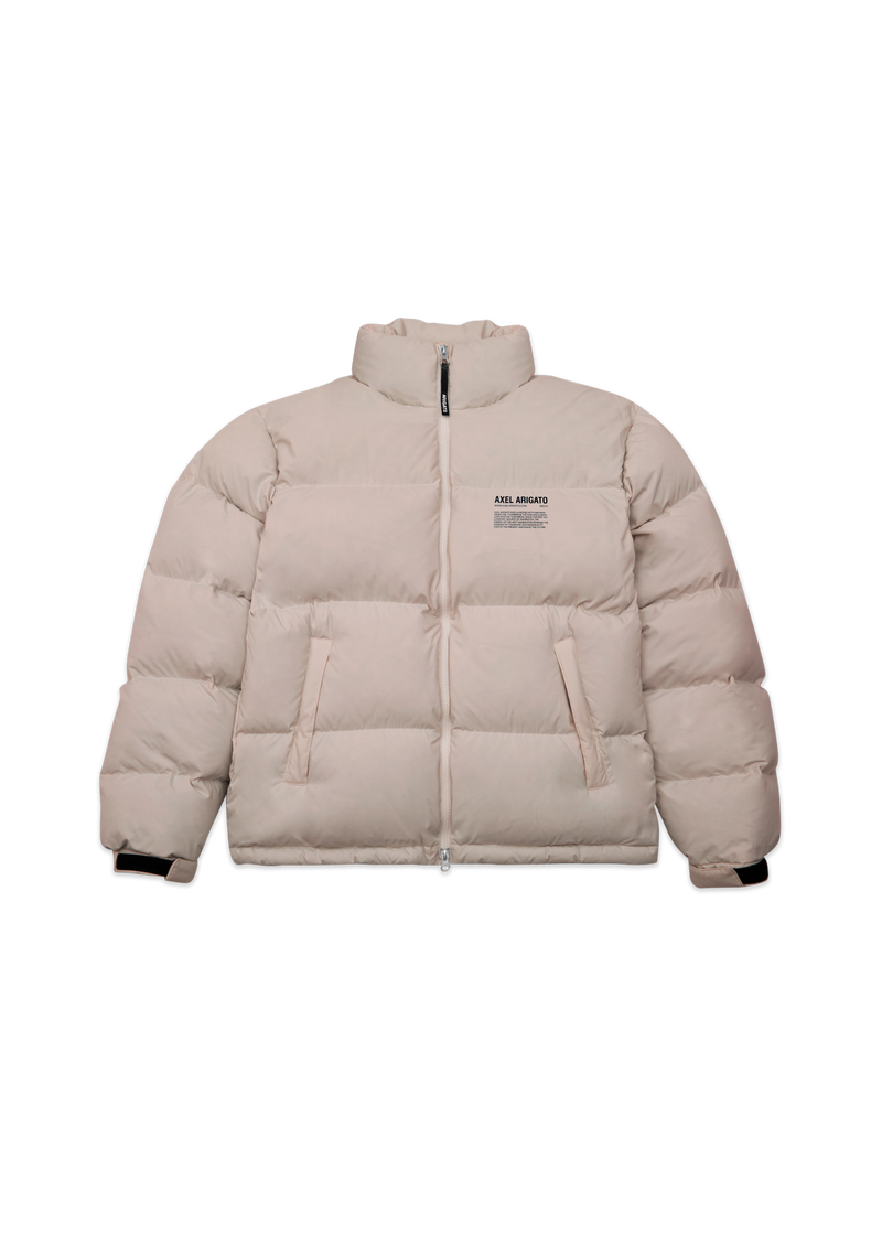 Observer Puffer Jacket - Pale Beige - Women