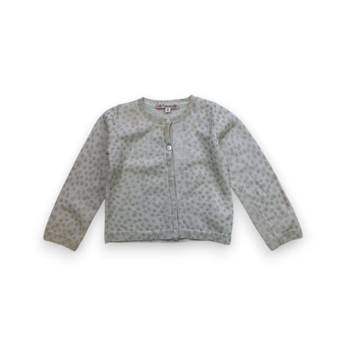 Bonpoint - Cardigan En Laine À Motifs - 2 Ans