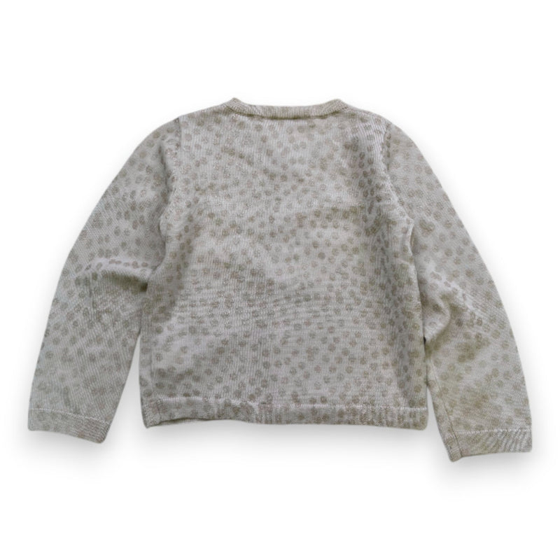 Bonpoint - Cardigan En Laine À Motifs - 2 Ans