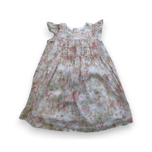 Bonpoint - Robe À Fleurs Avec Broderies - 3 Ans