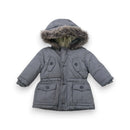 Jacadi - Parka Grise - 6 Mois