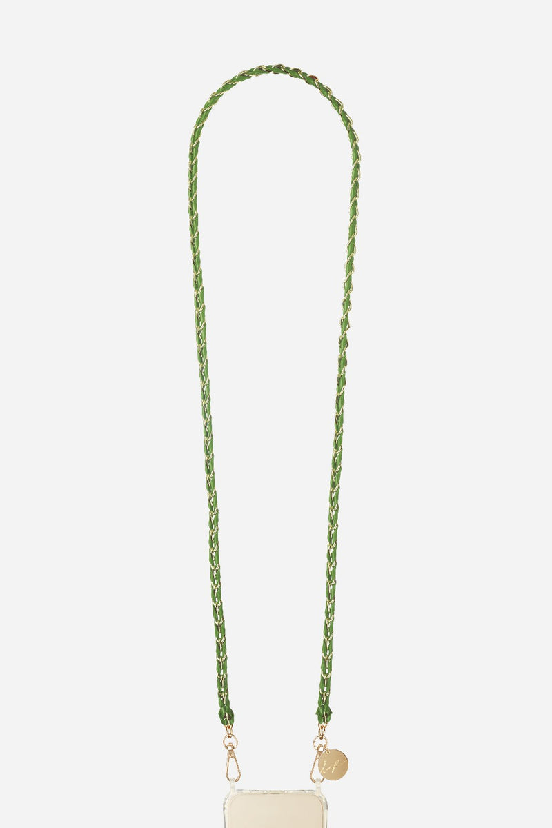 Chaine Longue Lou Vert 120 Cm