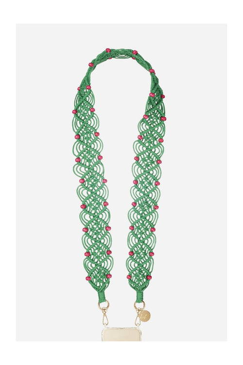 Chaine Longue Eve Vert 120 Cm