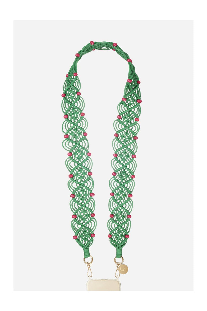 Chaine Longue Eve Vert 120 Cm