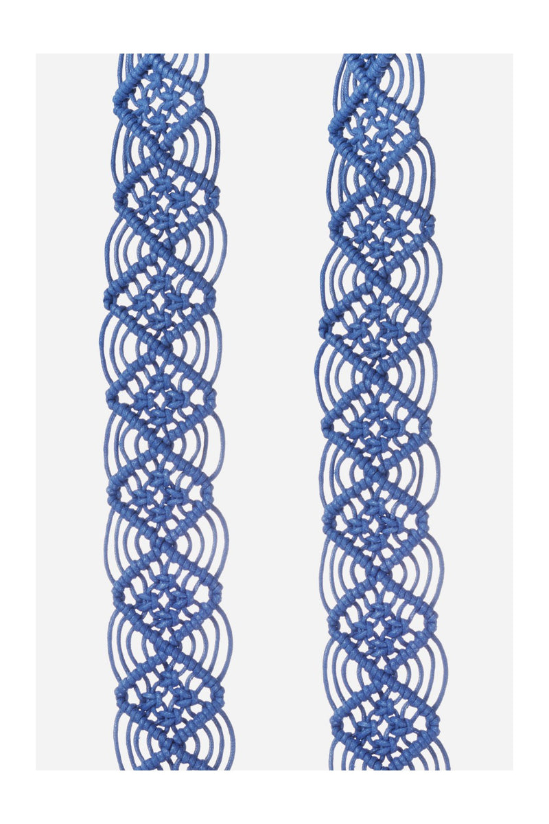 Chaine Longue Eve Bleu 120 Cm