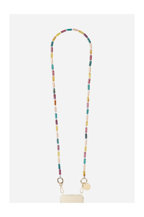 Chaine Longue Emily Vert 120 Cm