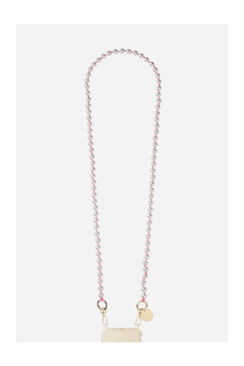 Chaine Longue Naomie Blanc 120 Cm