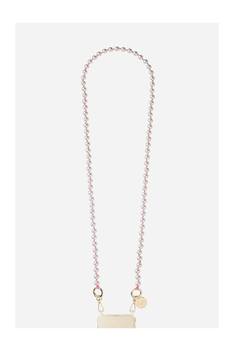 Chaine Longue Naomie Blanc 120 Cm