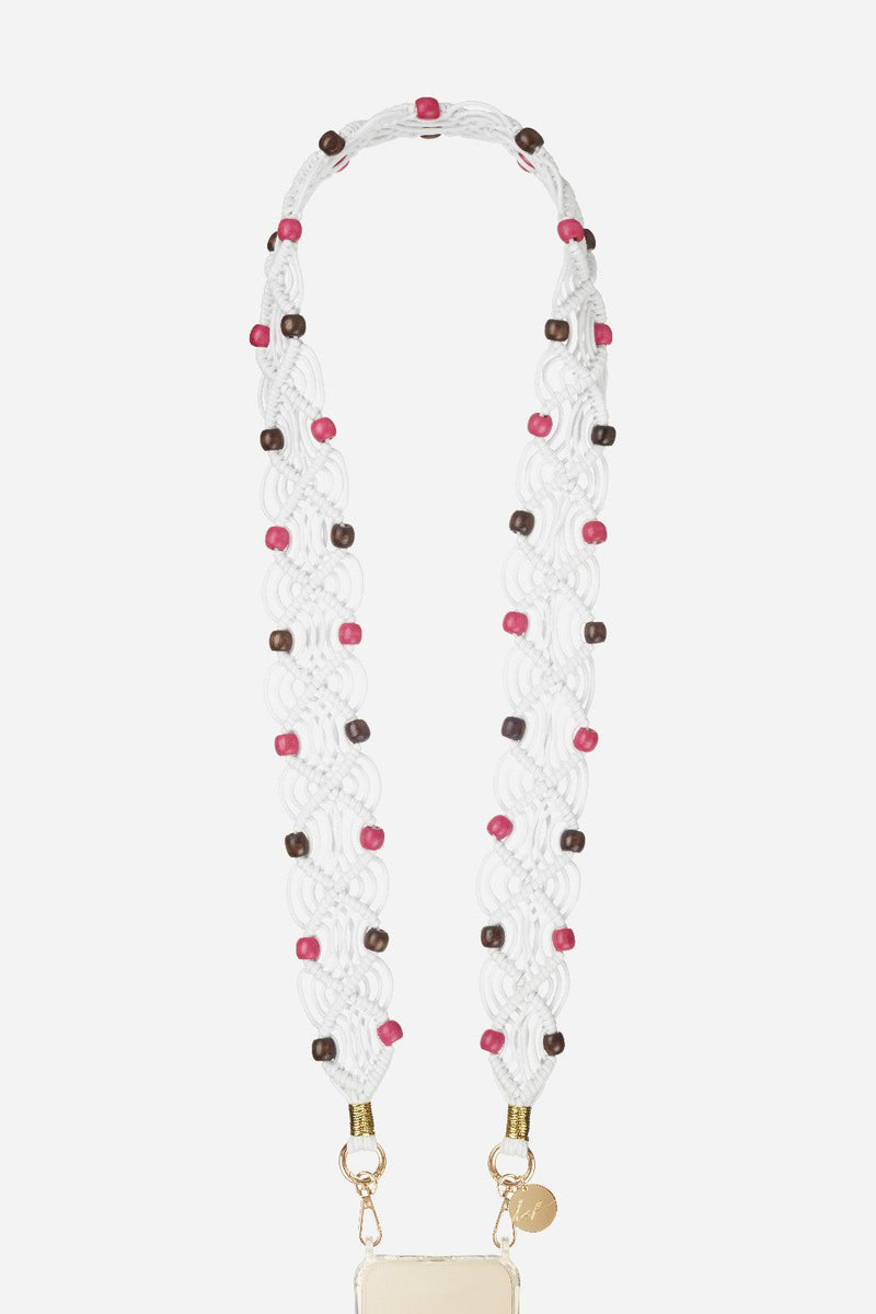 Chaine Longue Eve Blanc 120 Cm