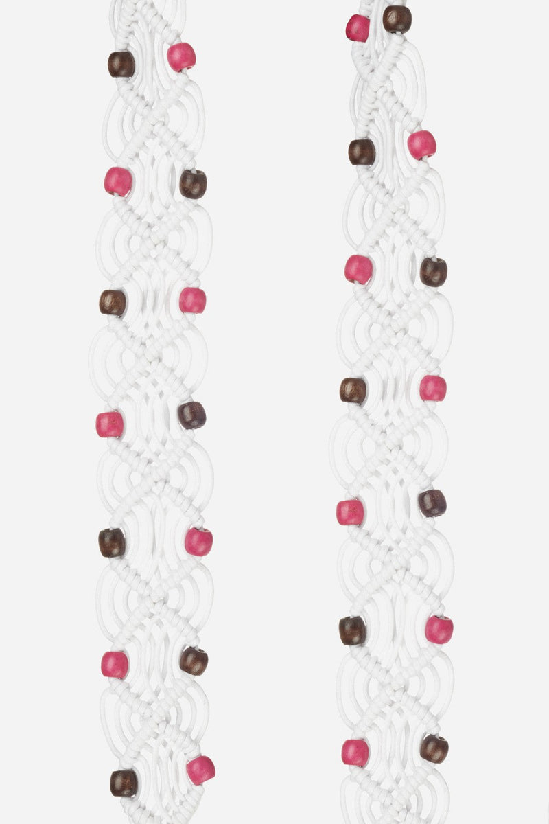 Chaine Longue Eve Blanc 120 Cm