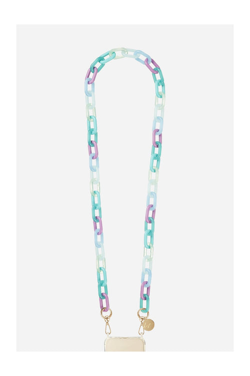 Chaine Longue Moana Bleu 120 Cm