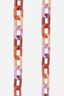 Chaine Longue Esmee Violet 120 Cm