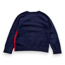 Jacadi - Pull En Laine Bleu Et Rouge - 8 Ans