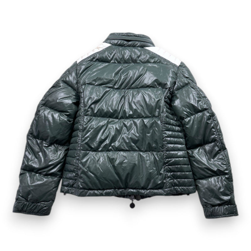 Moncler - Doudoune Verte Et Blanche - 10 Ans