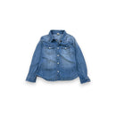 Bonton - Chemise Manches Longues En Jean Bleue - 6 Ans