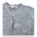 Bonpoint - Cardigan Gris En Cachemire - 6 Mois