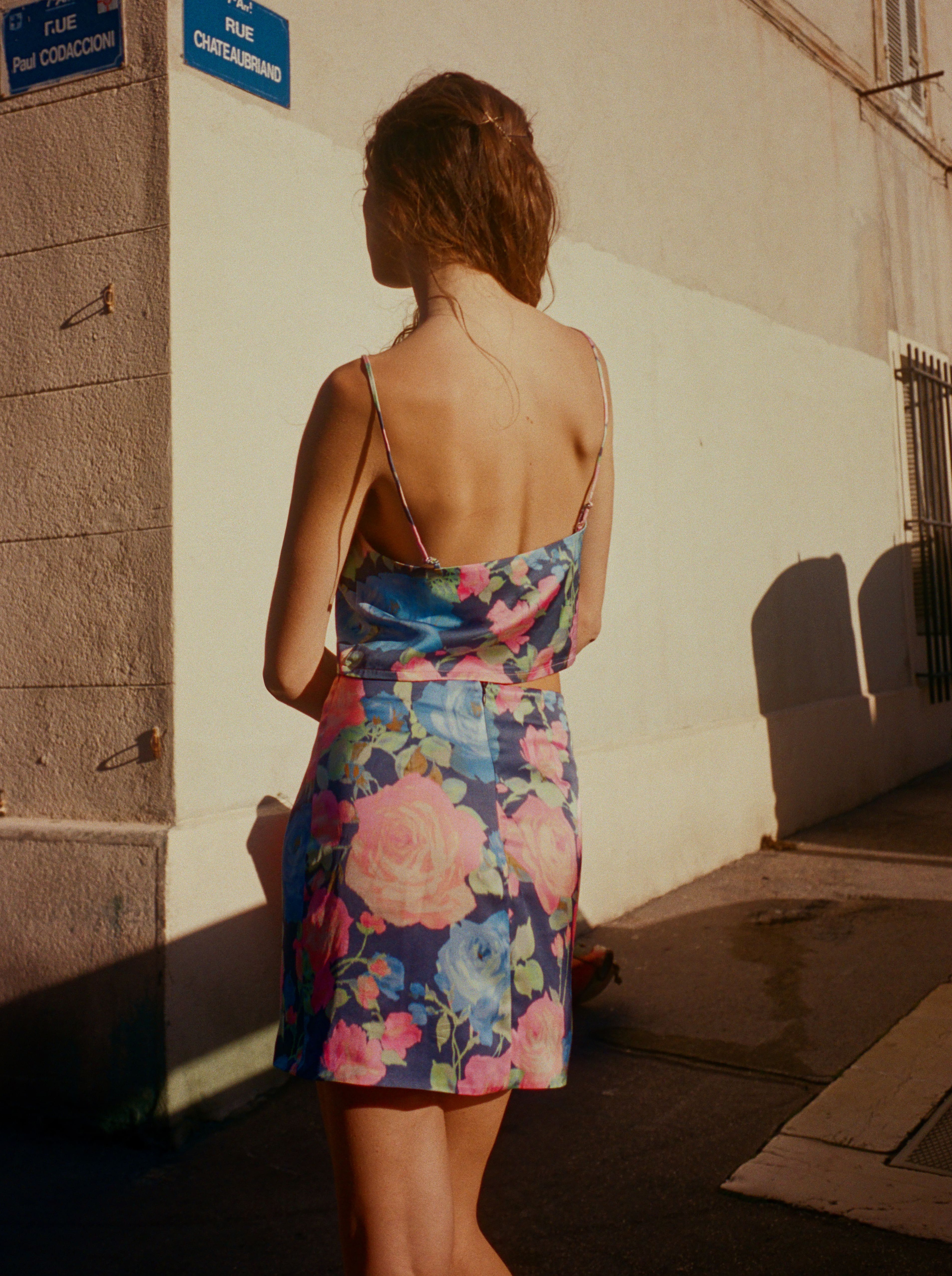Jupe Maxi - Roses