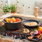 Casserole Avec Couvercle Multifonction - Noir