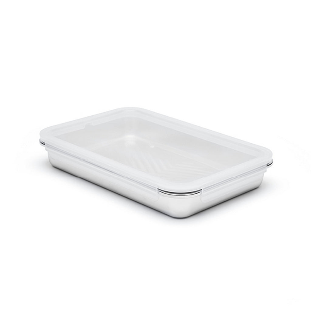 Set De 6 Boîtes De Conservation Avec Couvercle - Argenté