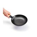 Cast Iron Frying Pan Honeycomb Structure - Black