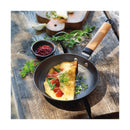 Cast Iron Frying Pan Honeycomb Structure - Black