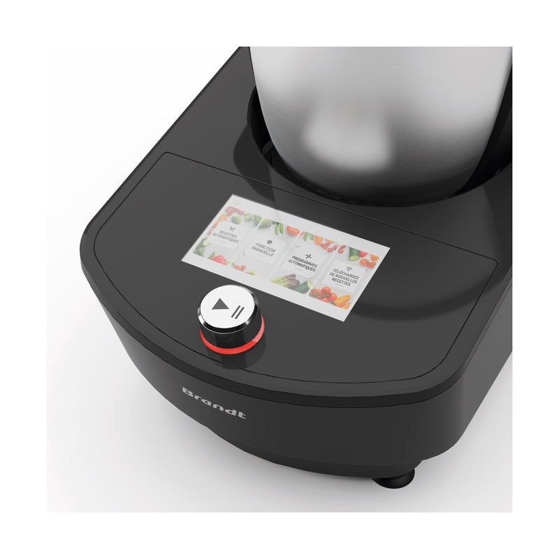 Robot Cuiseur Multifonction Qulinart Connect - Noir