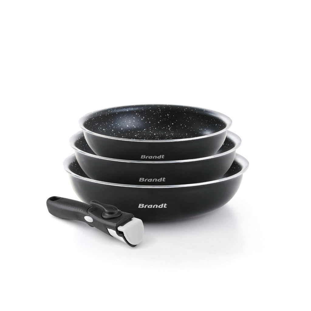 Batería De Cocina 4 Piezas - Aluminio Negro