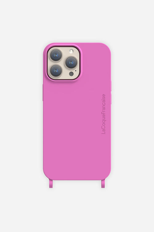 Coque Anneaux Soft Touch Violet