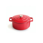 Cocotte De Hierro Fundido Redonda - Roja