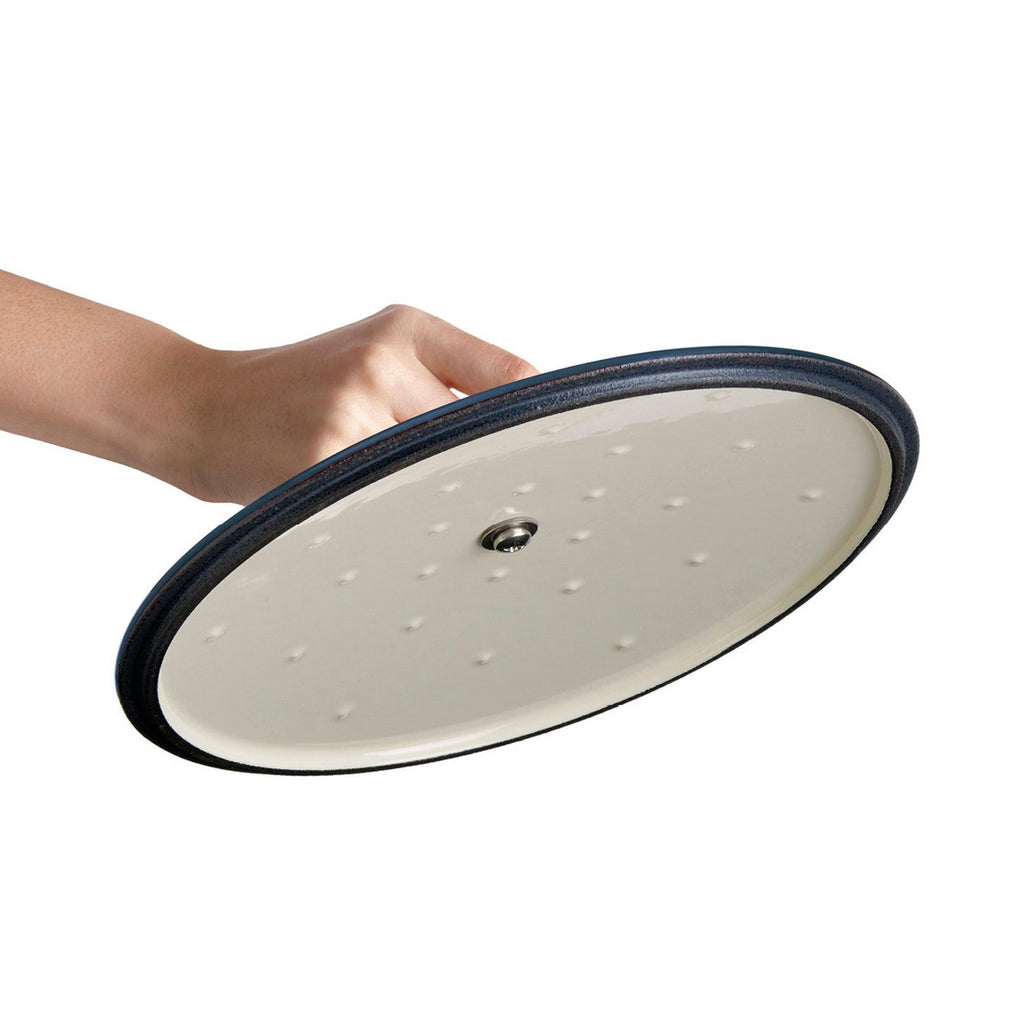 BRANDT - Cocotte En Fonte D'Acier Ronde - Bleu