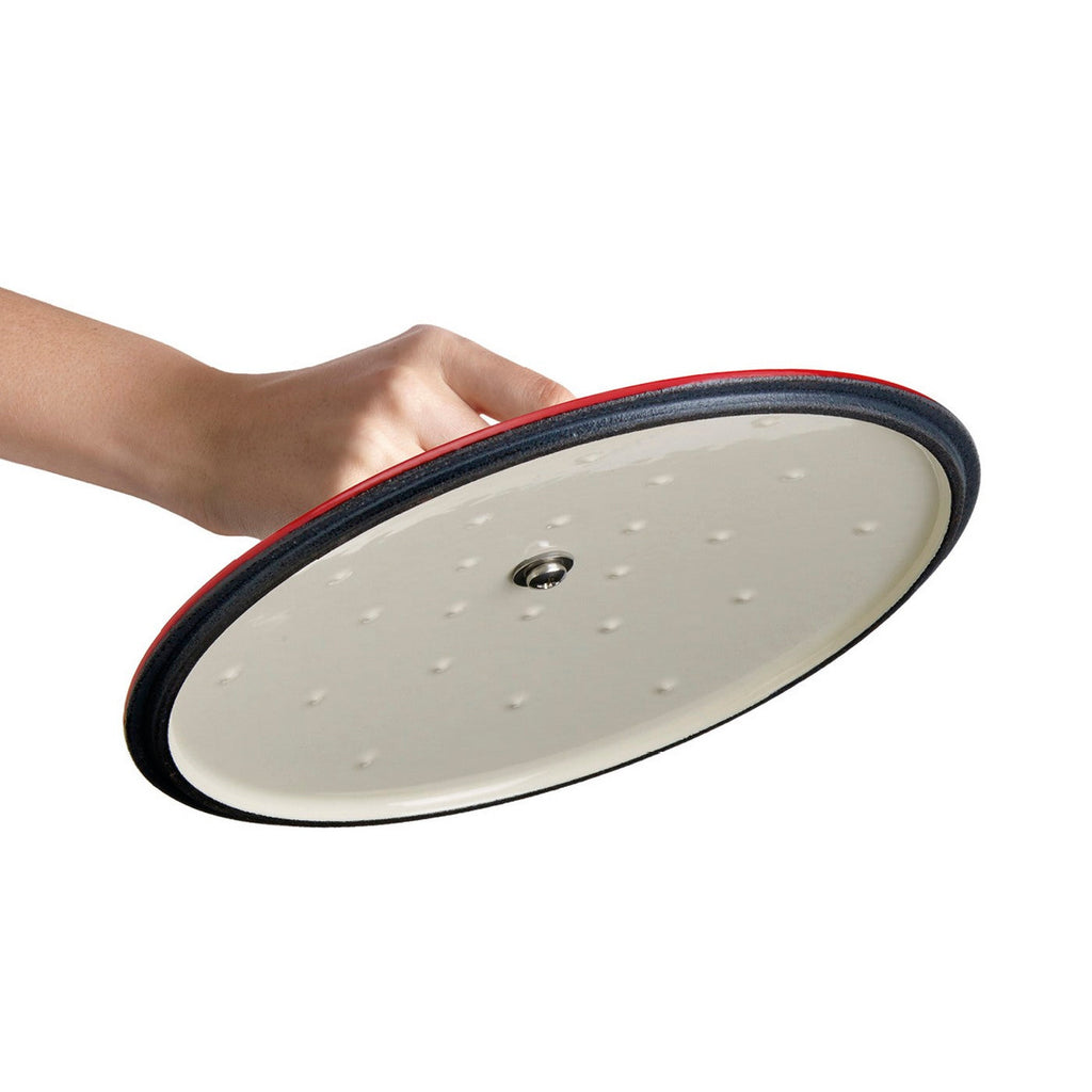 Cocotte En Fonte D'Acier Ovale - Rouge
