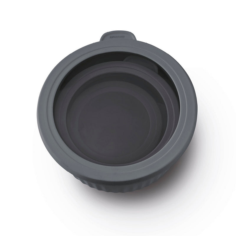 Set De 4 Boîtes De Conservation Avec Couvercle - Gris Anthracite