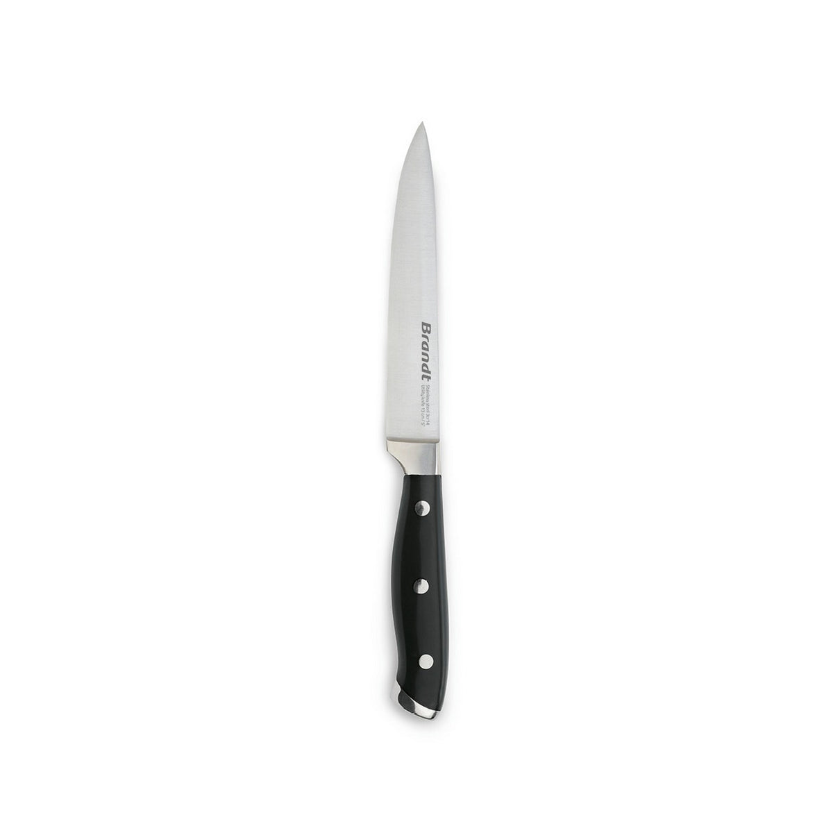 Black Riveted Utility Knife