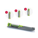 Éplucheur 3 Lames - Gris/Vert