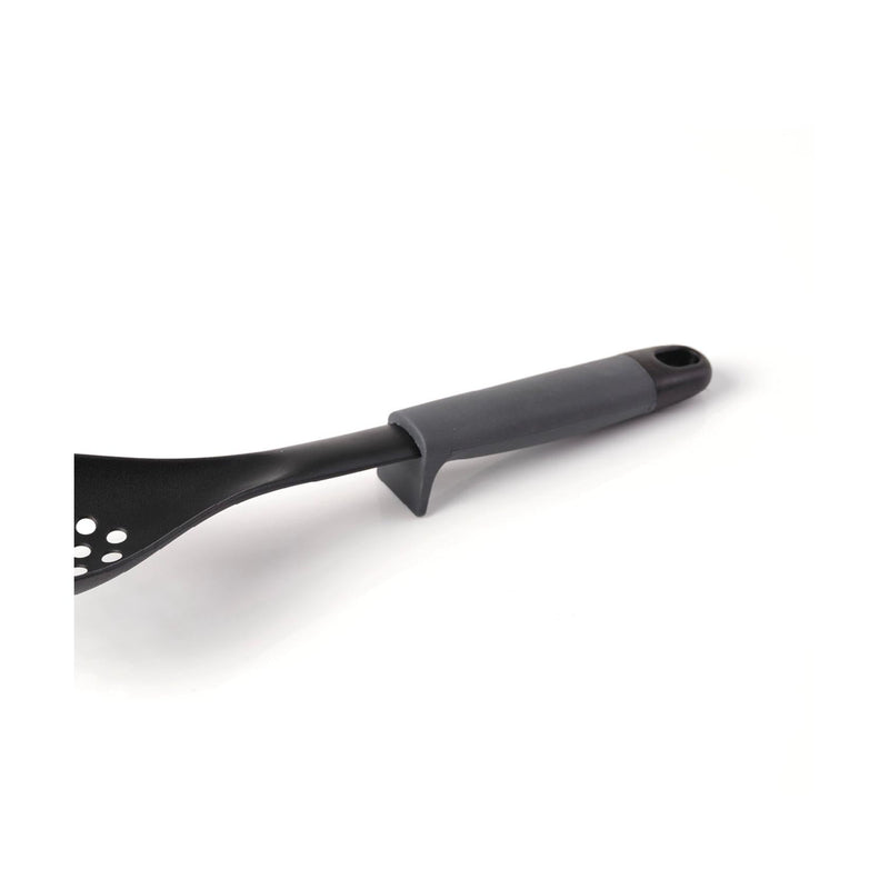 Set De 6 Ustensiles De Cuisine Avec Support De Rangement Rotatif - Gris Foncé