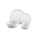 Service De Table 24 Pièces En Porcelaine - Blanc