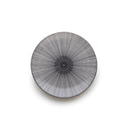 Set De 4 Assiettes Avec Relief - Blanc/Noir