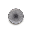 Set De 4 Assiettes Creuses Avec Relief - Blanc/Noir