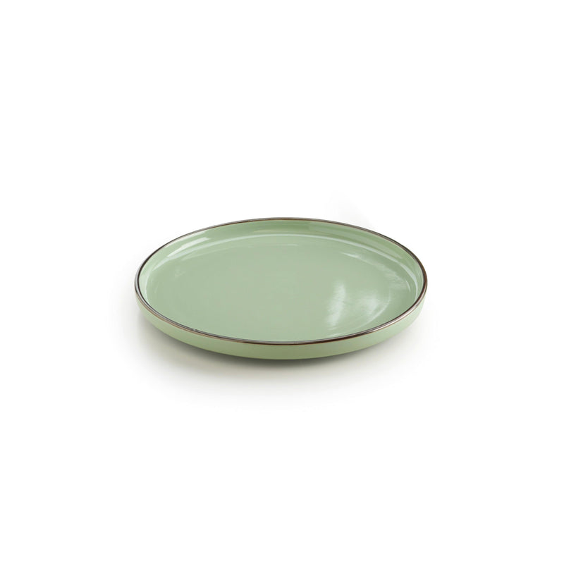 Set De 4 Assiettes - Vert Clair