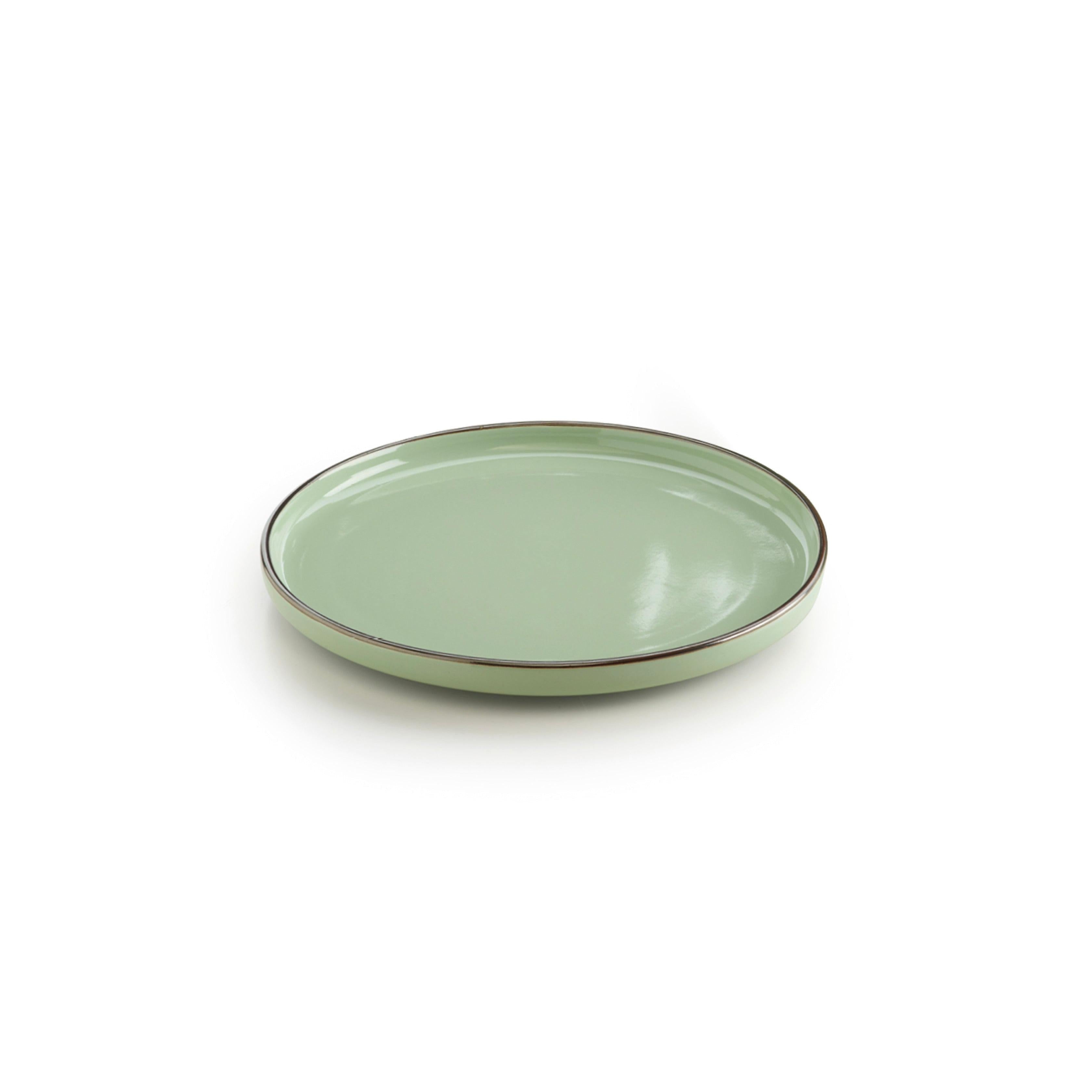 Set of 4 Plates - Light Green