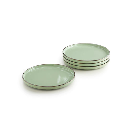 Set De 4 Assiettes - Vert Clair