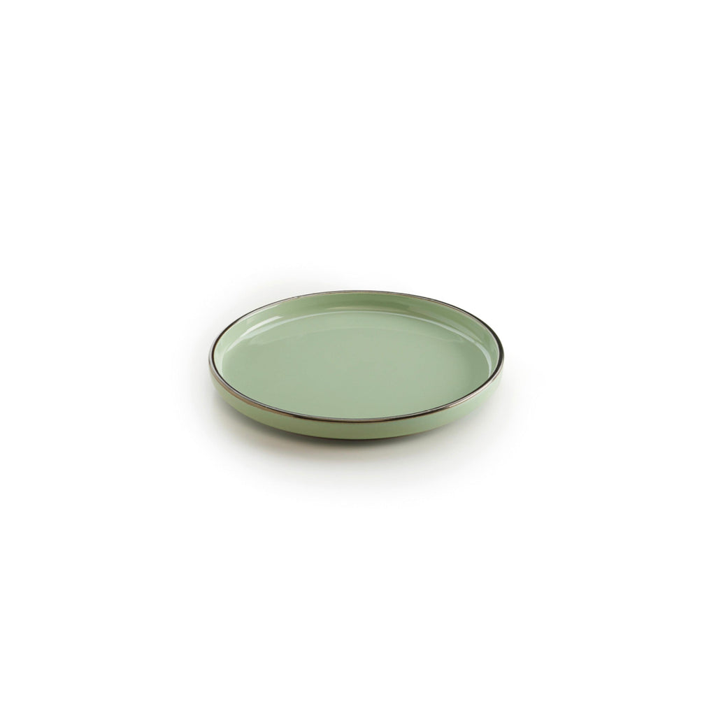 Set De 4 Assiettes À Dessert - Vert Clair