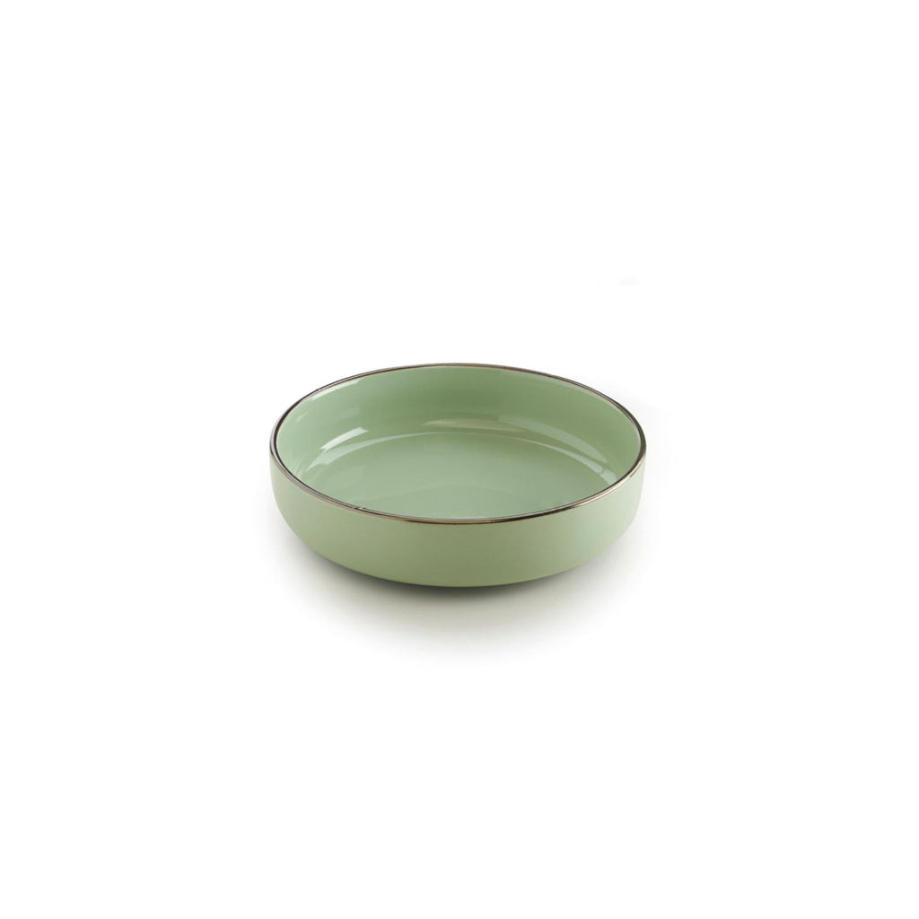 Juego De 4 Platos Hondos - Verde Claro