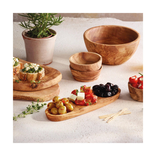 Plat À Trois Pièces - Bois D'Olivier