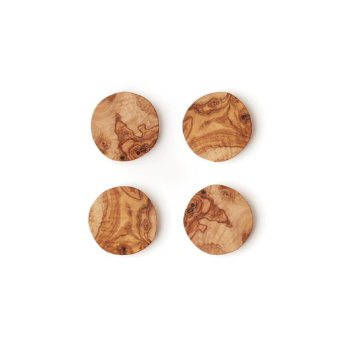 Set De 4 Sous-Verres - Bois D'Olivier