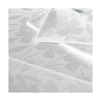 Set De 4 Servilletas Tejido Jacquard Fleurette - Blanco