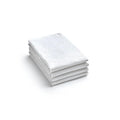 Set De 4 Servilletas Tejido Jacquard Fleurette - Blanco