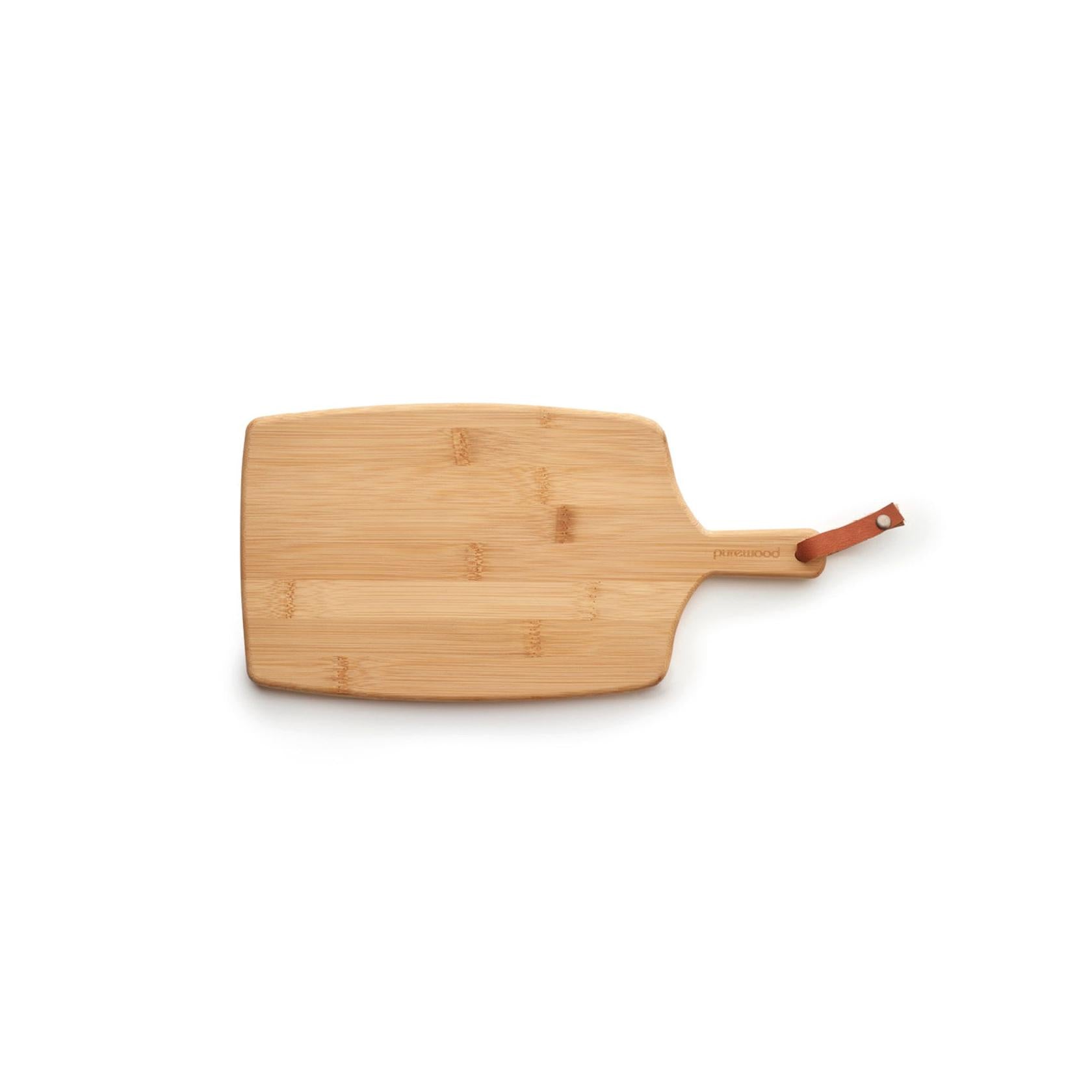 Rectangular Cutting Board With Handle - Bamboo